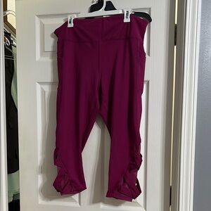 Bally magenta leggings